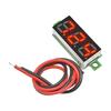 3-Digit Digital Voltmeter 0.28" 2-Wires Voltage Meter DC 3.7-30V Volt Instrument Tool LED Voltage Monitor for Motorcycle Car DIY