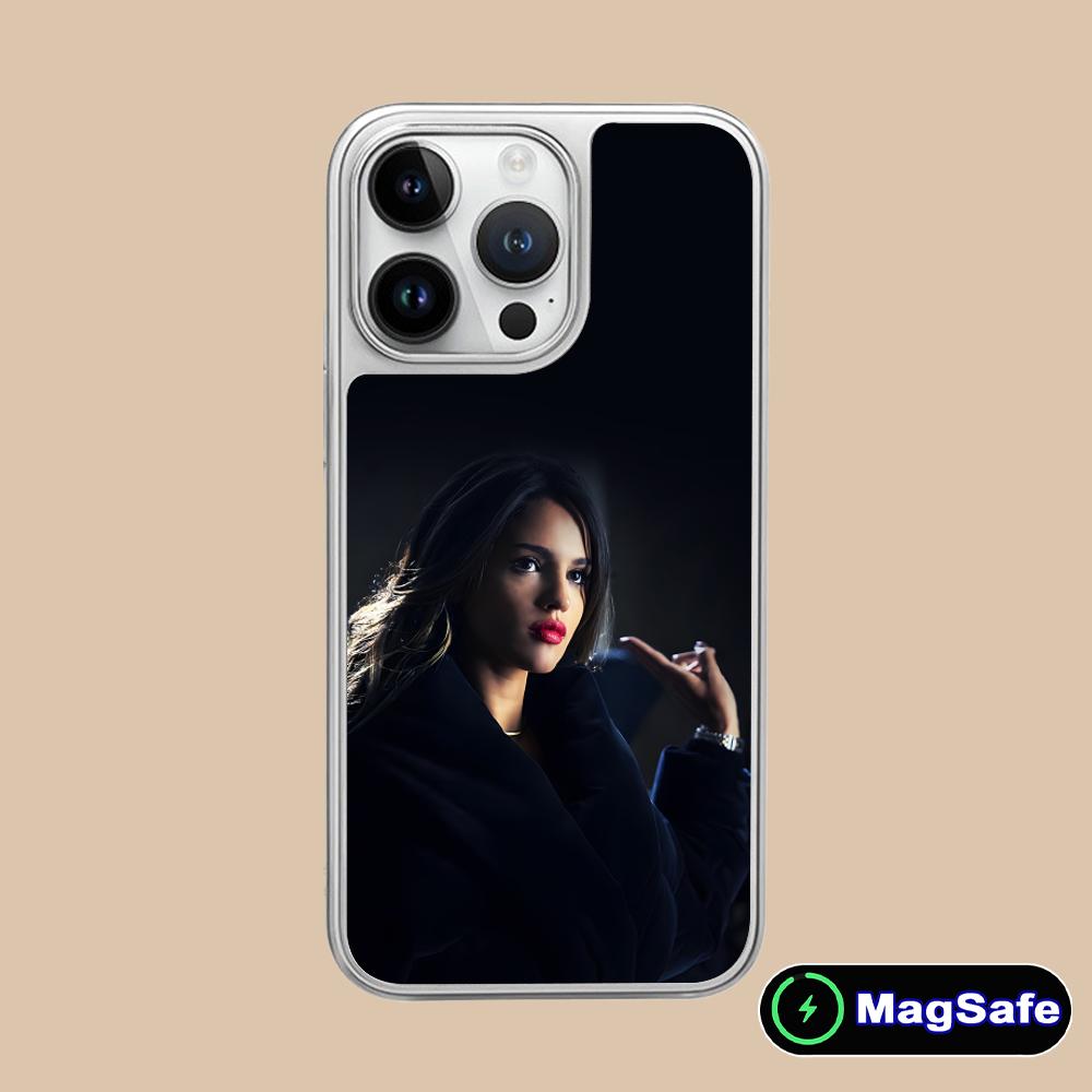 

Fashion Eiza Gonzalez Silver Plating Magsafe Mobile Phone Case for iPhone 17 16 15 14 13 12 11 Air Pro Max Plus Colorful Cover iPhone 11