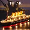 High-Quality Luxury High-Quality Titanic High-Quality Cruise High-Quality Ship High-Quality Building High-Quality Blocks Put Together Yourself
