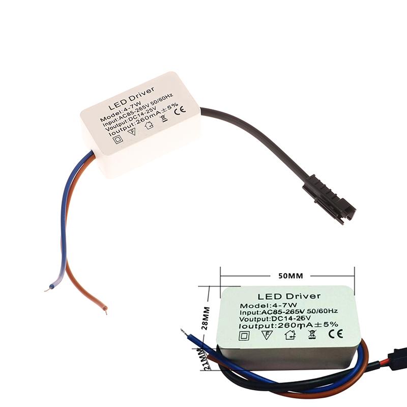 1PC 1-3W 3-5W 4-7W 8-12W12-18W 18-24W LED Driver Light Transformer Constant Current Power Adapter Lamp Strip LED Driver Power
