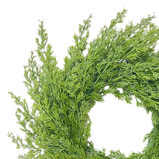 35/40/45/50/55CM Artificial Boxwood Wreath Indoor Outdoor Front Door Wall Hanging Fake Greenery