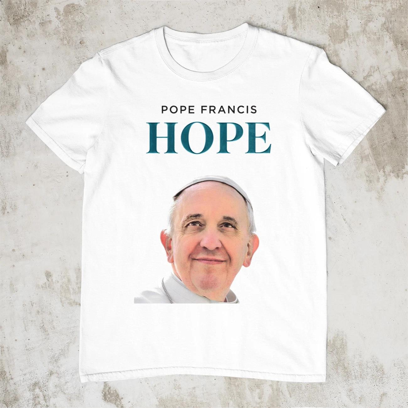 HOPE Pope Francis memory white T-shirt short sleeve All sizes S-5XL 2F311 S