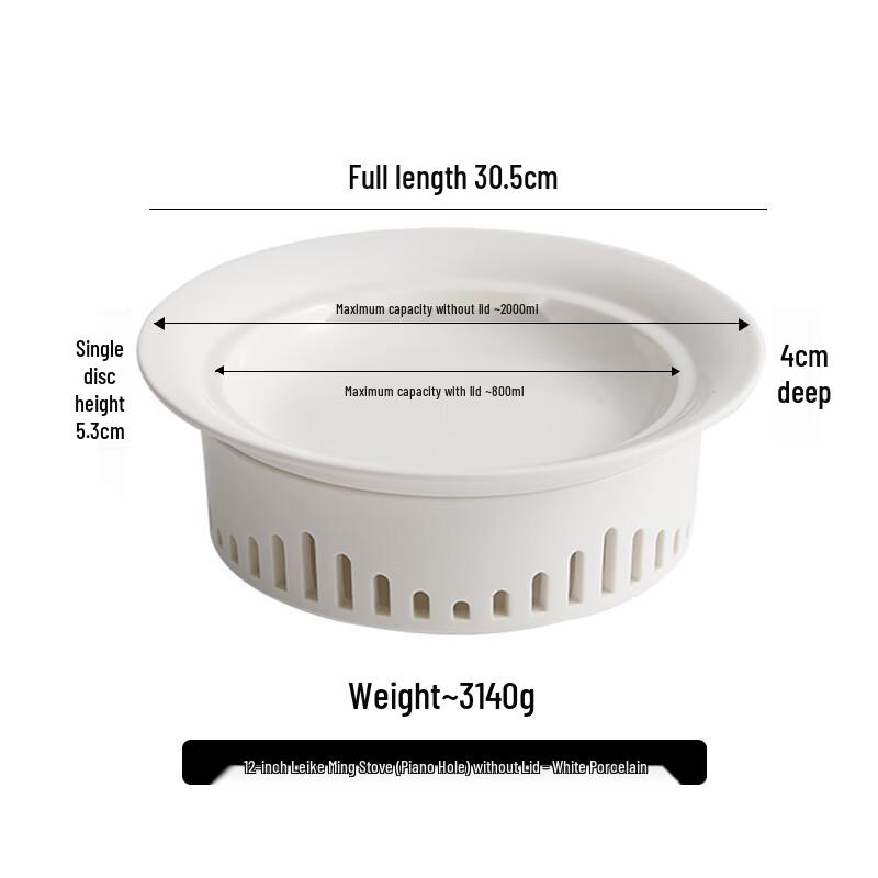 Ceramic Candle Heating Food Warmer Plate