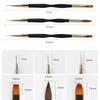 French Stripe Nail Art Line Brush Set 3 Piece Professional Nail Painting Brush Set Beauty Salon Tools