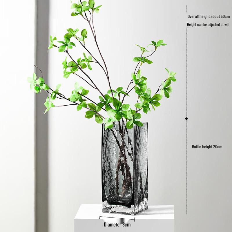 Creative Glass Vase with Bellflowers