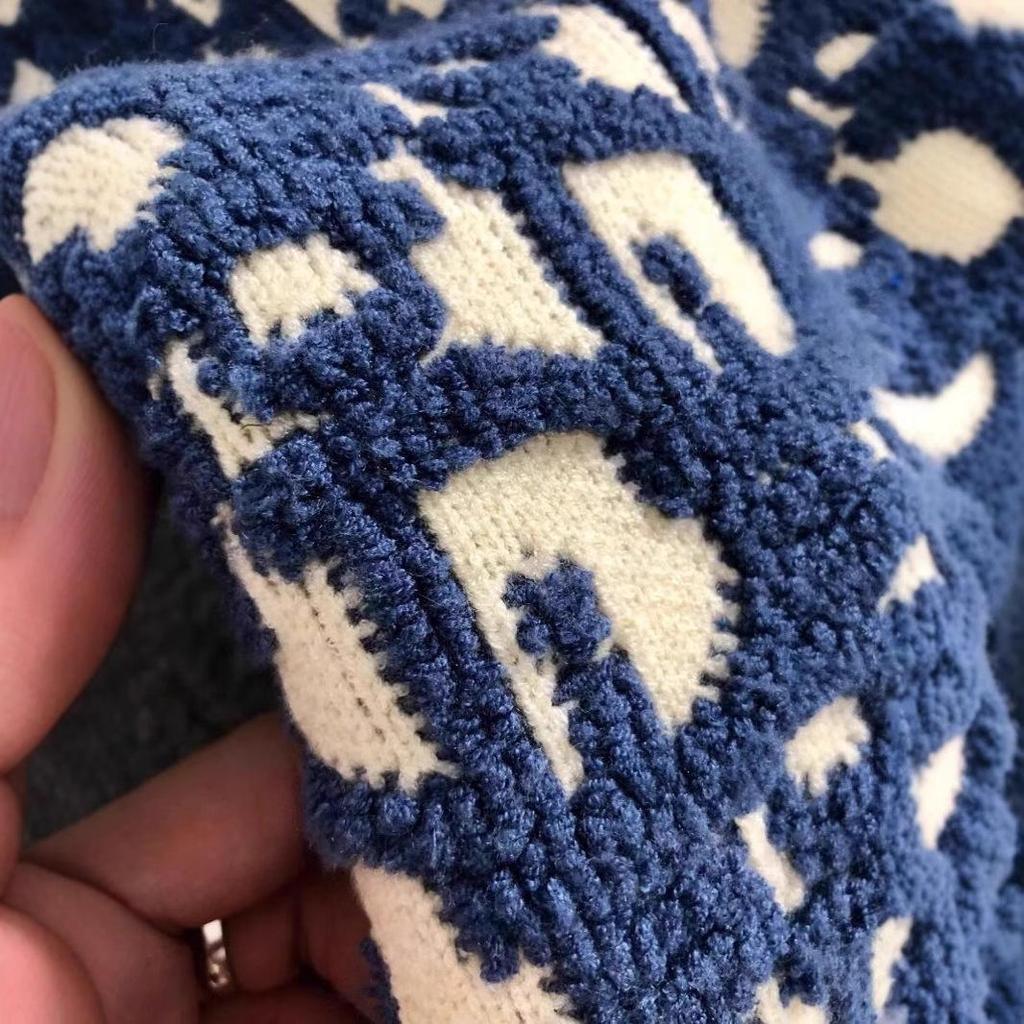 Herren Winter Luxus Reißverschluss Jacquard Strickpullover: Modisches, vielseitiges und gutaussehendes Schwergewichtsoberteil