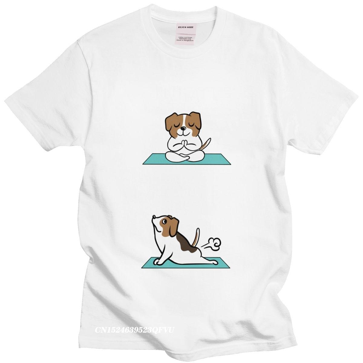 

Funny Jack Russell Terrier Unisex Cotton Leisure Japan Dog TShirt Fashion Camisas Unisex Yoga Inhale Exhale Harajuku Shirt Gift S