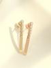 Minimalpiercing 14K Bubble Cubic Long Stick Piercing Earrings