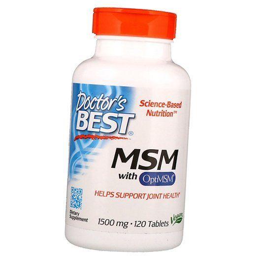

Метилсульфонілметан, MSM 1500, Doctor s Best 120таб (03327003) 120tab