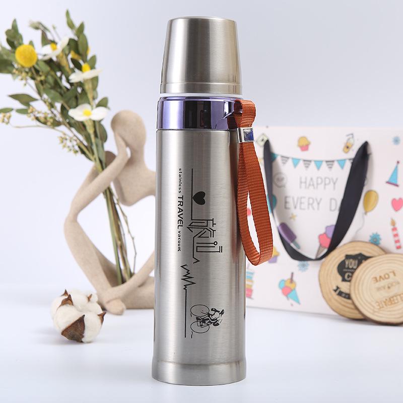 Travel Portable Double Layer Thermal Mug Food Thermos For With Heating Travel Stainless Steel Water Arctic Bottle Cups Of Hot