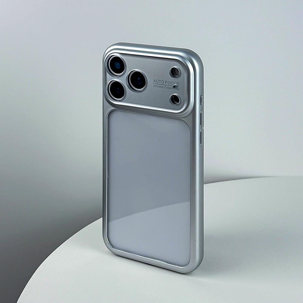 New Candy Color Clear Large Window Case for For Iphone 17 16 1 Pro Max Camera Protection Shockproof Transparent Acrylic Hard Cover