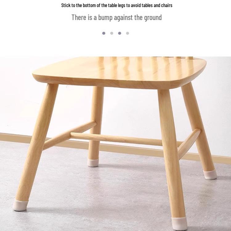 Silicone Non-Slip Chair and Table Leg Covers - Thick, Universal, Wear-Resistant Protection Pads