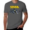 2024  Ayrton Senna F1 Race Raer 2 T-shirt Fresh Move T-shirts Graphic Cool Home Novelty USA Size