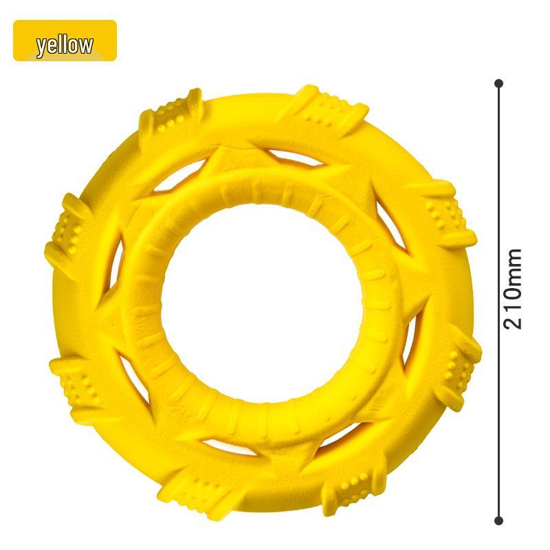 Aisenwei Durable Large Dog Ring Toy: Interactive TPR Foam Disc, Bite-Resistant Chew & Pull Ring