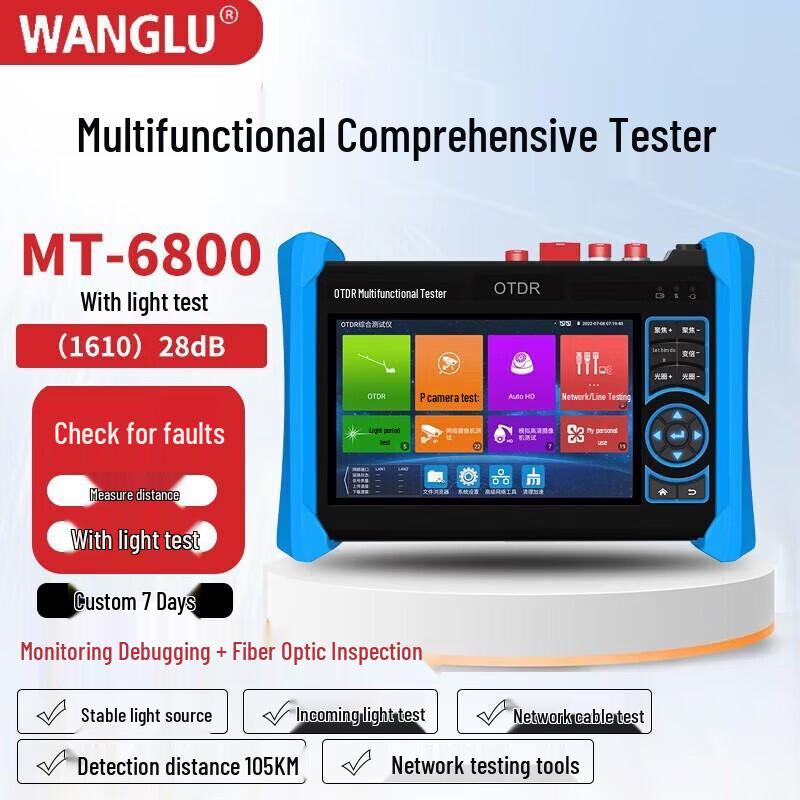 WANGLU MT-6800 OTDR Fiber Optic Tester