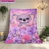 1pc Blanket Cute Koala And Dreamy Garden Winter Flannel Blanket Soft HD Digital Print Modern Style Nap Blanket Soft Warm Gift Flee
