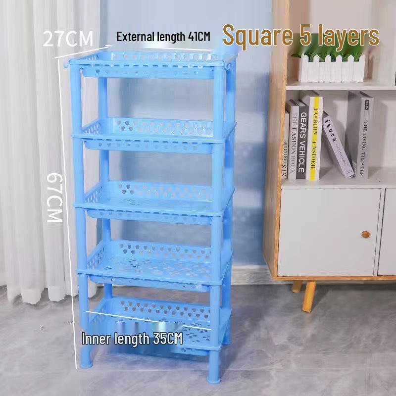 Multi-layer Storage Rack for Kitchen and Bathroom
