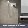 Tankless Water Heater Electric 220V LED Digital Display On Demand Hot Water Heater Overheating Protection 30-55 Celsius Degrees