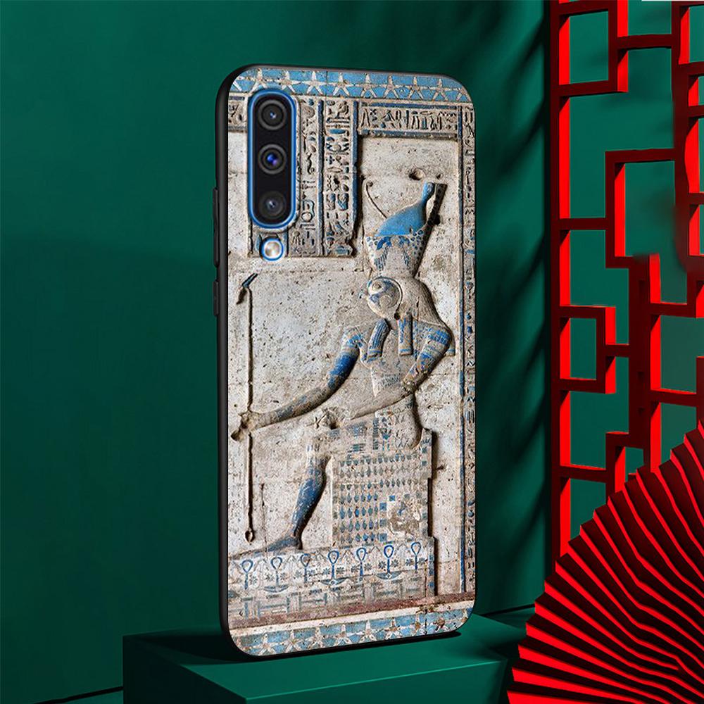 Ägypten Nofretete Anubis Ankh Fall für Samsung Galaxy A50 A10 A70 A30 A20s A20e A40 A10s A10e A90 5G A30s A60 A20 Zurück Telefon Abdeckung