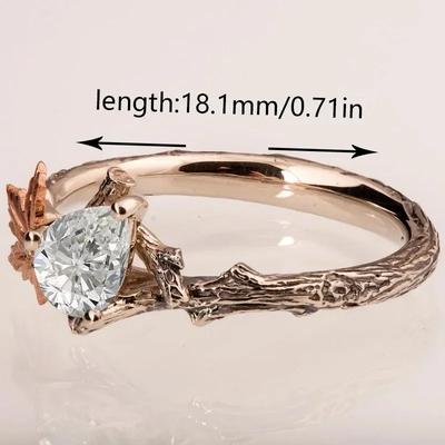 New Arrival Classic Ring with White Zircon Inlay and Zinc Alloy Material for Women Jewelry