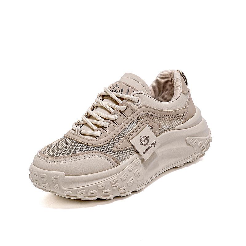 Women's shoes, sports shoes, women's summer new mesh shoes, women's breathable mesh hollow little white board shoes, women's Q068