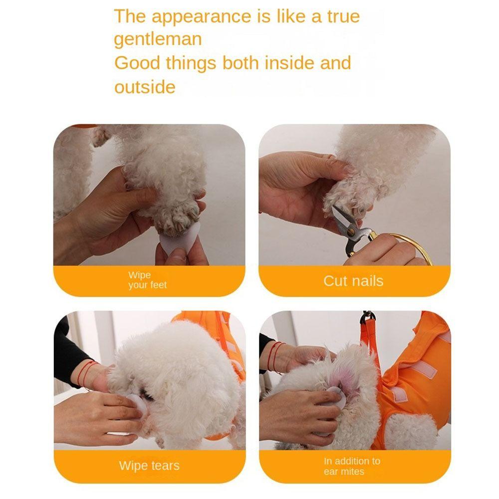 Adjustable Pet Hind Leg Support Strap Thicken Handle Legs Support Dogs Sling Back Legs Hip Support Breathable Soft Lining
