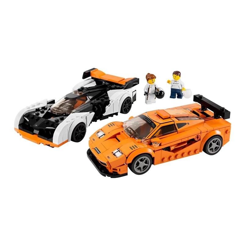 LEGO 245pcs 76919 McLaren Solus GT & McLaren F1 LM Building Blocks 76918