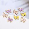 5Piece/Pack  13.5*14mm 304 Stainless Steel Butterfly Shape Charms Pendants for DIY Bracelet Necklace Jewelry Making Accessories
