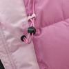 Girls' Workwear Down Jacket for Little Girls In Winter with Hood, Windproof and Warm Children's Thick Winter Clothes