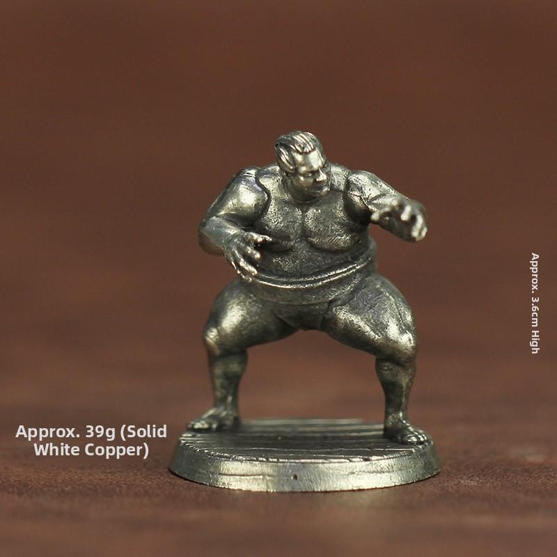 New Metal Chess Piece Samurai Ninja Ancient Soldier Model Toy Desktop Game Gift Display Piece Static Action Figure Collectible