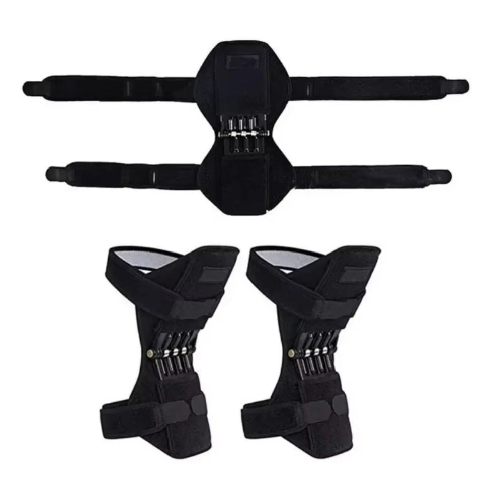 1/2PCS Rebound Spring Knee Protection Boosters Breathable Fixed Booster Support Knee Pads Non-Slip Knee Protector Leg Protection