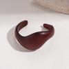 DIEZI 8 Style Vintage Simple Cuff Bangles Fashion Hip Hop Geometric Brown Acrylic Resin Wide Bangles Bracelet Women Men Jewelry