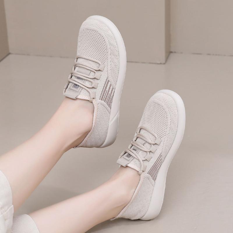 Damen Frühjahrsmode Allround Einzelne Schuhe Damen Mesh Atmungsaktiv Bequem Leicht Abriebfest Damenschuhe
