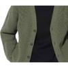 UNIQLO Solid Color Single-Breasted V-Neck Loose Long Sleeve Knit Sweater Men sweater Olive 466718-56
