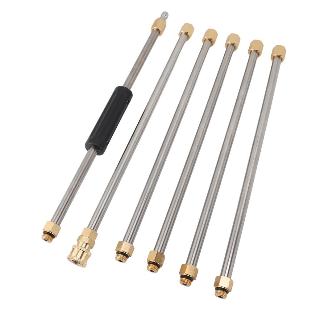 90 Inch Pressure Washer Extension Wand Power Washer Lance with 1 4 Inch Quick Connect for Roof Cleaning 6pcs