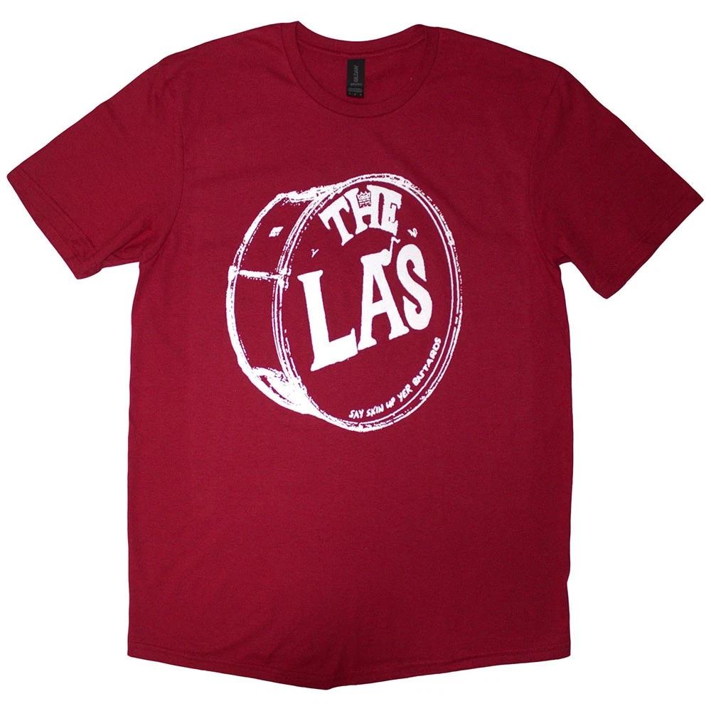 The Las White Drum Head Logo TShirt Unisexs L