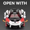 1/24 McLaren Senna GTR 2025 Alloy Model Car Toy Diecasts Metal Casting Sound and Light Car Toys for Children Vehicle
