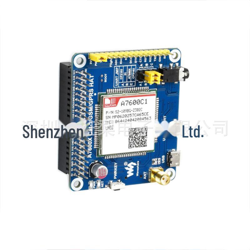 

Плата розширення Raspberry Pi A7600C1 Cat-1 GSM/GPRS із позиціонуванням LBS HAT Board