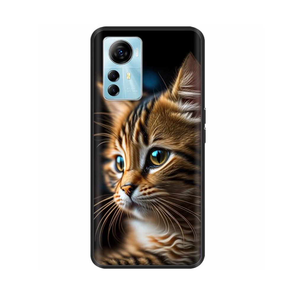 Cute Phone Case For Blade A72s 4G Case Flower Cartoon Painted Soft Silicone Fundas for ZTE Optus X Max A 72s Cover Protective