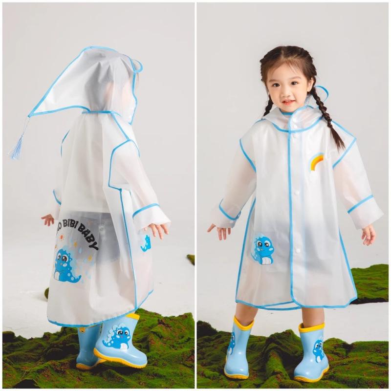 Unisex Kids' 2025 Full Body Raincoat for Kindergarten and School
