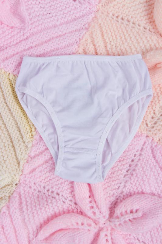 Girls' Underwear – Soft Panties with Decorative Elastic Waistband, Any season 273-036 HC
