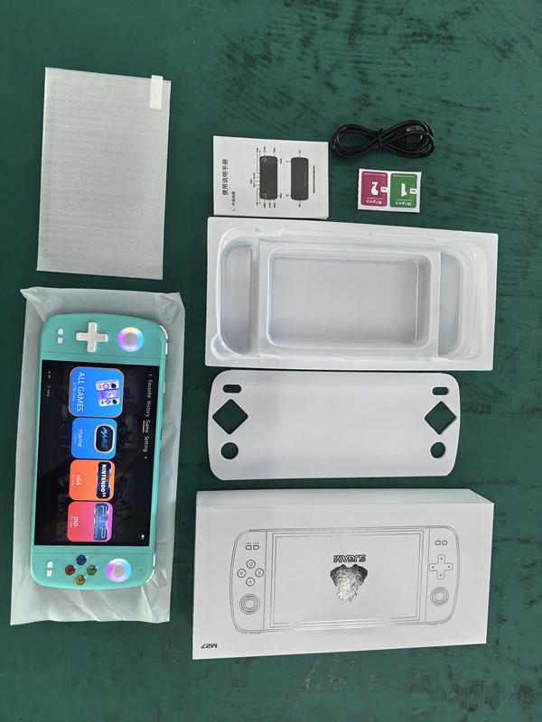 

M27 Портативная ретро-игровая консоль с большим экраном - Портативный аркадный автомат и подключение к ТВ Green