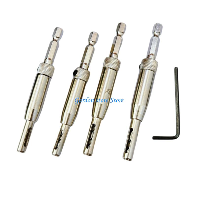 B0KB Professional Drill Bit For 9-10cm Hinge Mounting Woodworking Tool Easy Operation Centering Hinge Drill Bit