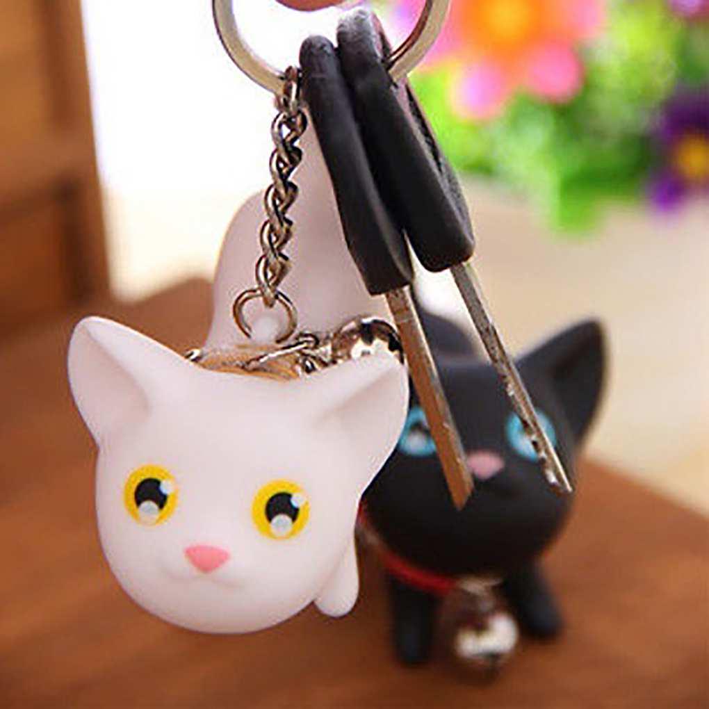 Amoureux Mignon Sacs à Main Pendentif Jouet Enfant Cadeau Porte-clés Chat Chaton Porte-clés