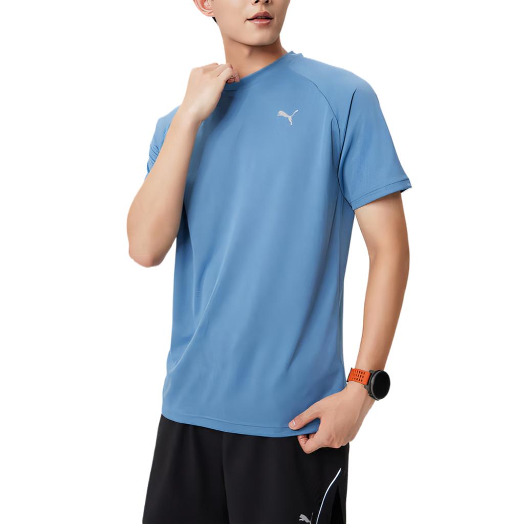 PUMA DRYCELL T Shirts Men's Blue Crew Neck Moderate 689521-23