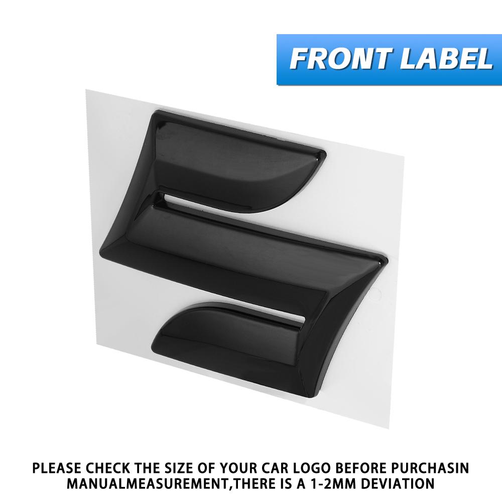 ABS Auto Frontgrill Abzeichen Logo Haube Vorne Hinten Emblem Aufkleber Zubehör Für Suzuki Ignis Jimny Swift SX4 Grand Vitara Samurai