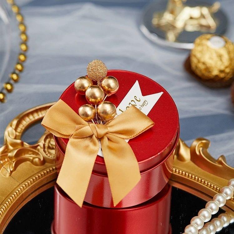 Set of 10 Creative Wedding Candy Tin Boxes - 2025 New Style, Iron, Free Shipping