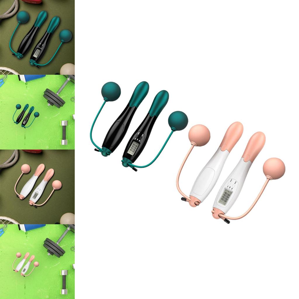 Cordless Jump Rope Speed Creative with Digital Counter Skip Rope Ropeless Skipping Rope for Indoor Outdoor Boxing Gym Women