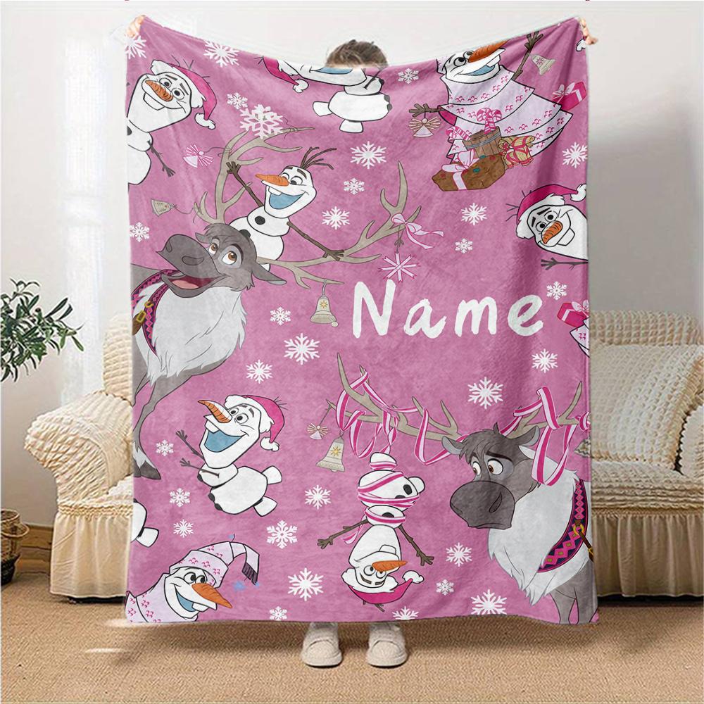 Custom Name "Simba's Journey" blanket for Couch & Bed, Plush Cozy Fuzzy Blanket Super Soft & Warm Blankets for Fall and Winter. 0908449
