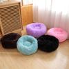 Cat Bed for Indoor Cat Winter Soft Round Sofa Bed Handmade for Small Kitten